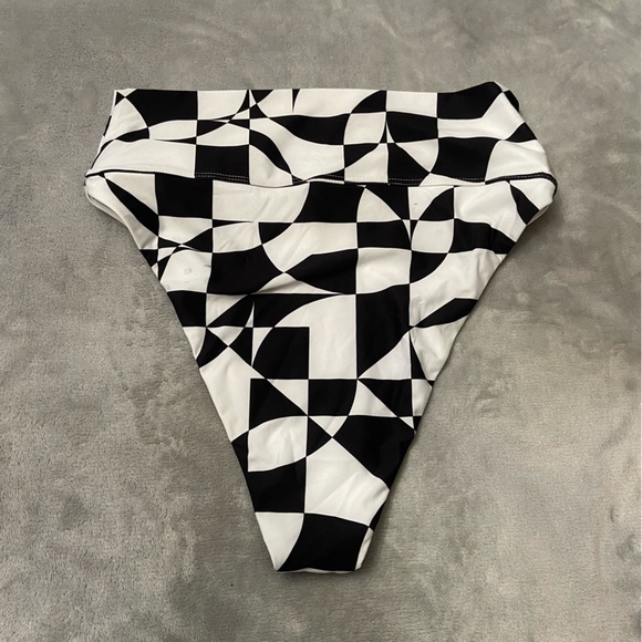 New! Beach Riot 70s Geometric Print Highway Bikini Bottom 24966 - Picture 9 of 10